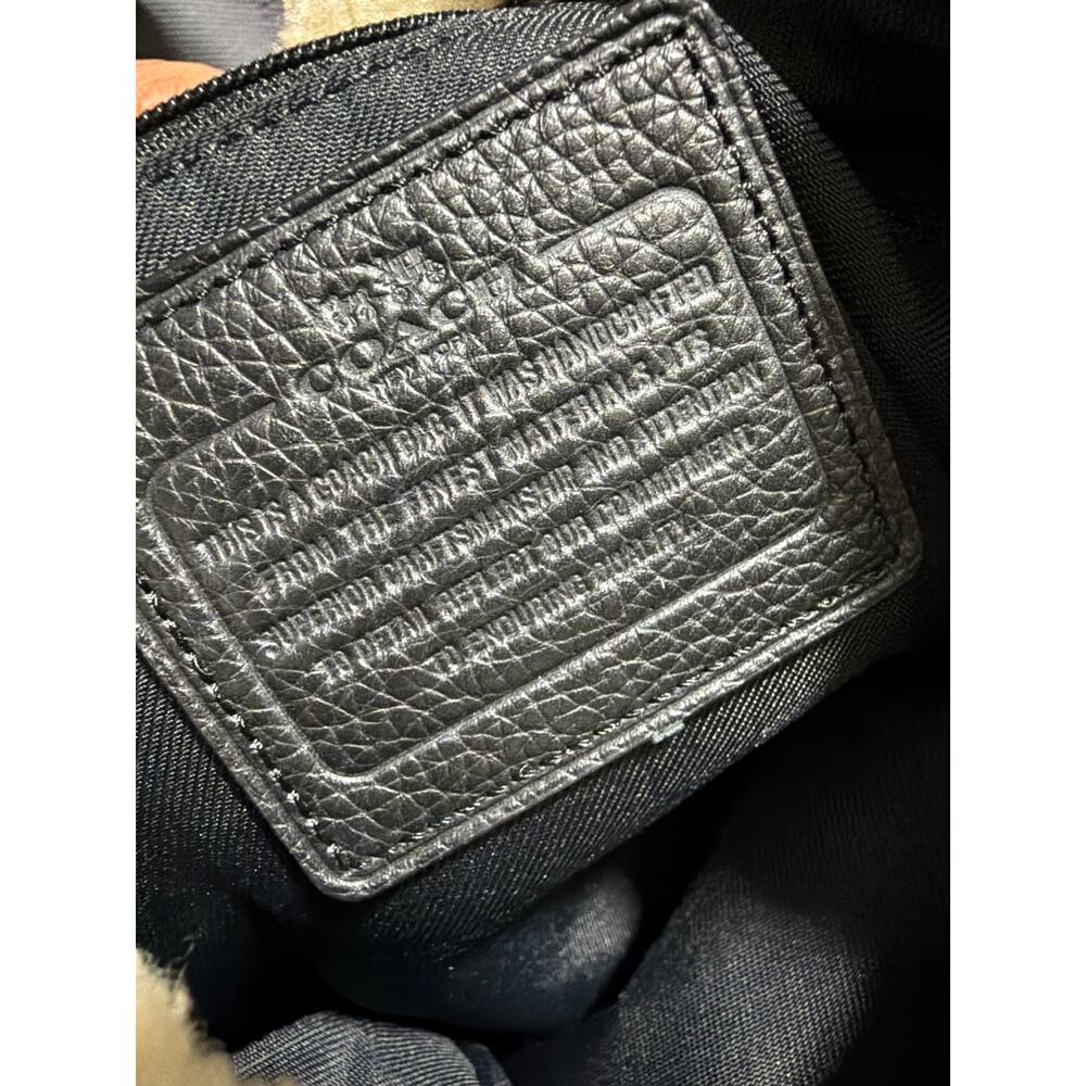 Coach Edie Black Pebbled Leather and Shearling Style 36516NEW without tags - Picture 7 of 9
